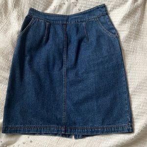 Vintage jean pencil skirt from New York